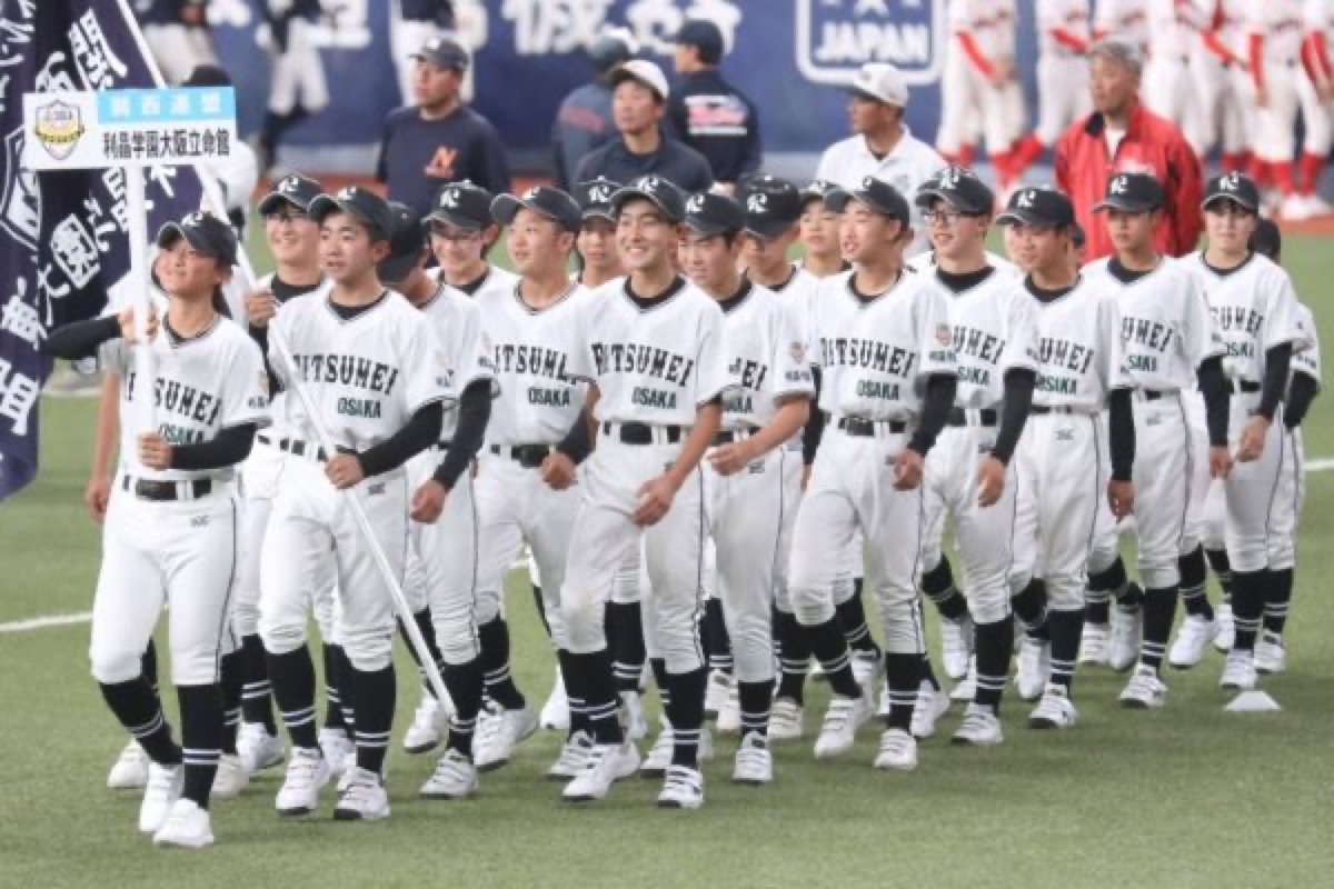 利晶学園大阪立命館リトルシニアの公式掲載画像