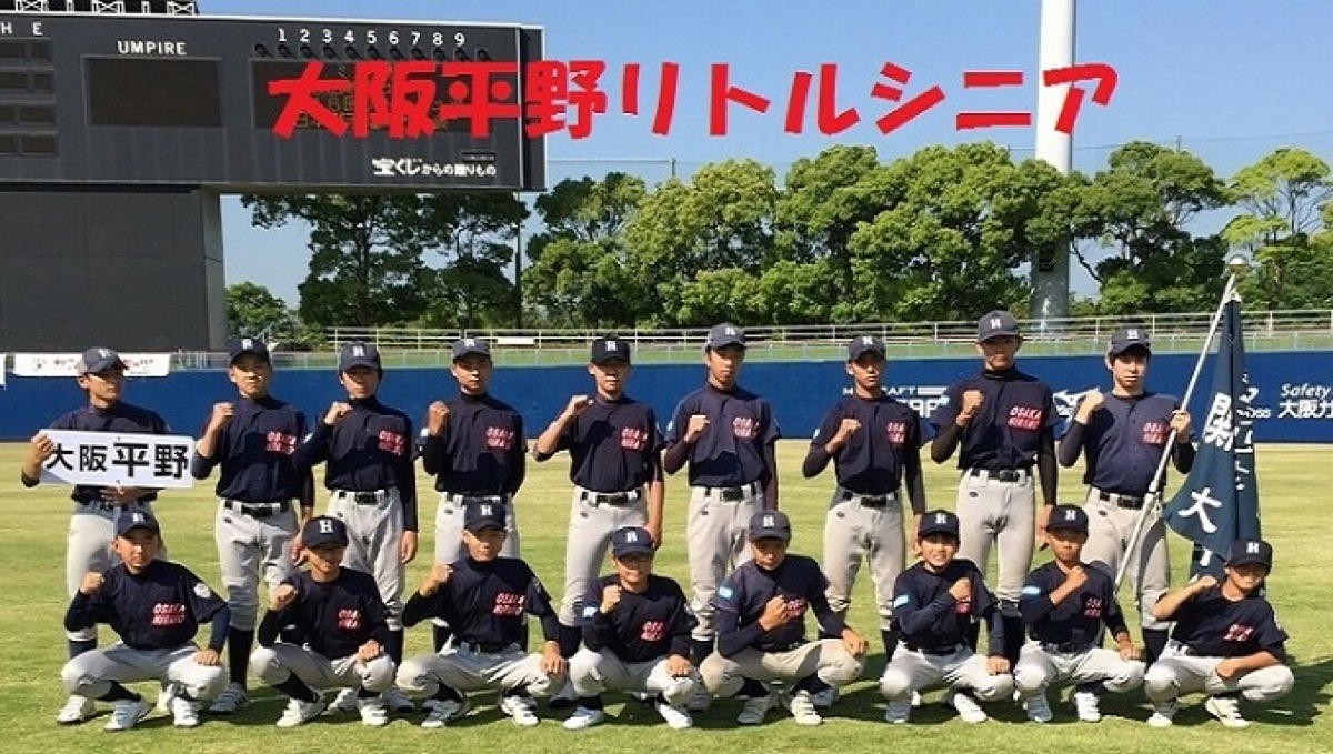 大阪平野リトルシニアの公式掲載画像