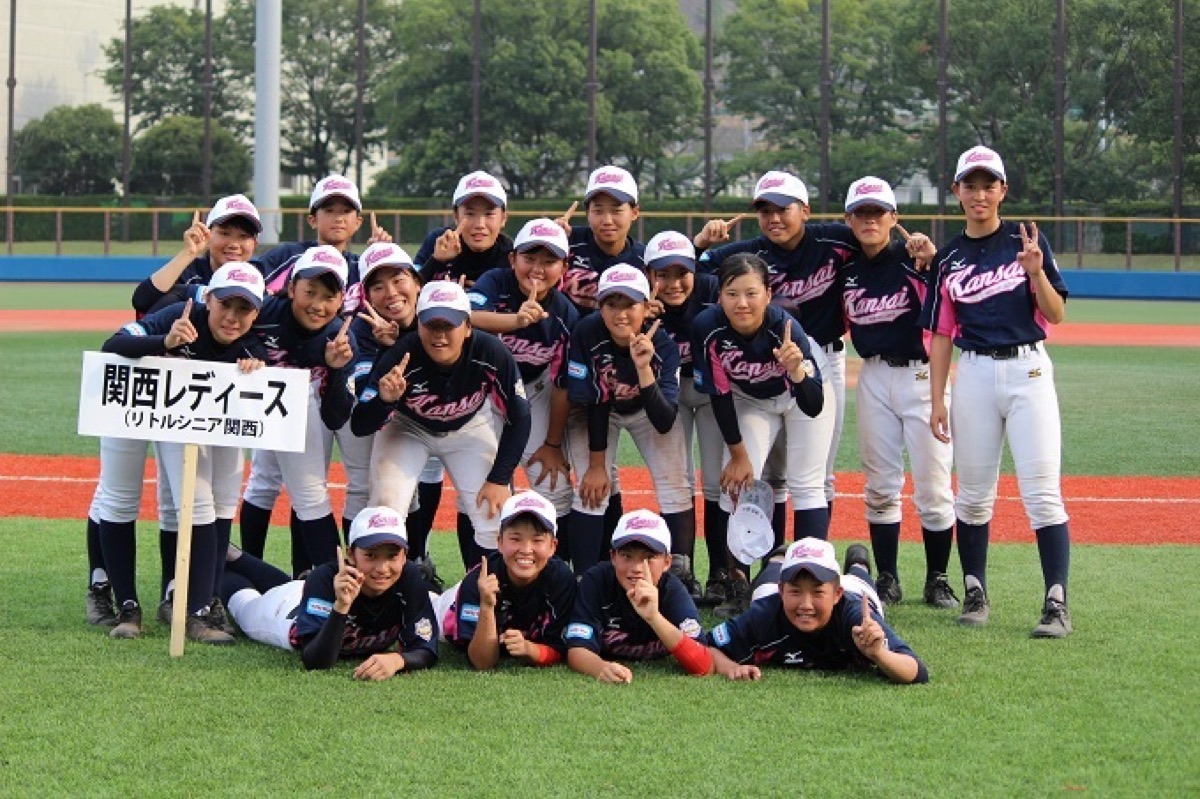 関西レディースリトルシニアの公式掲載画像