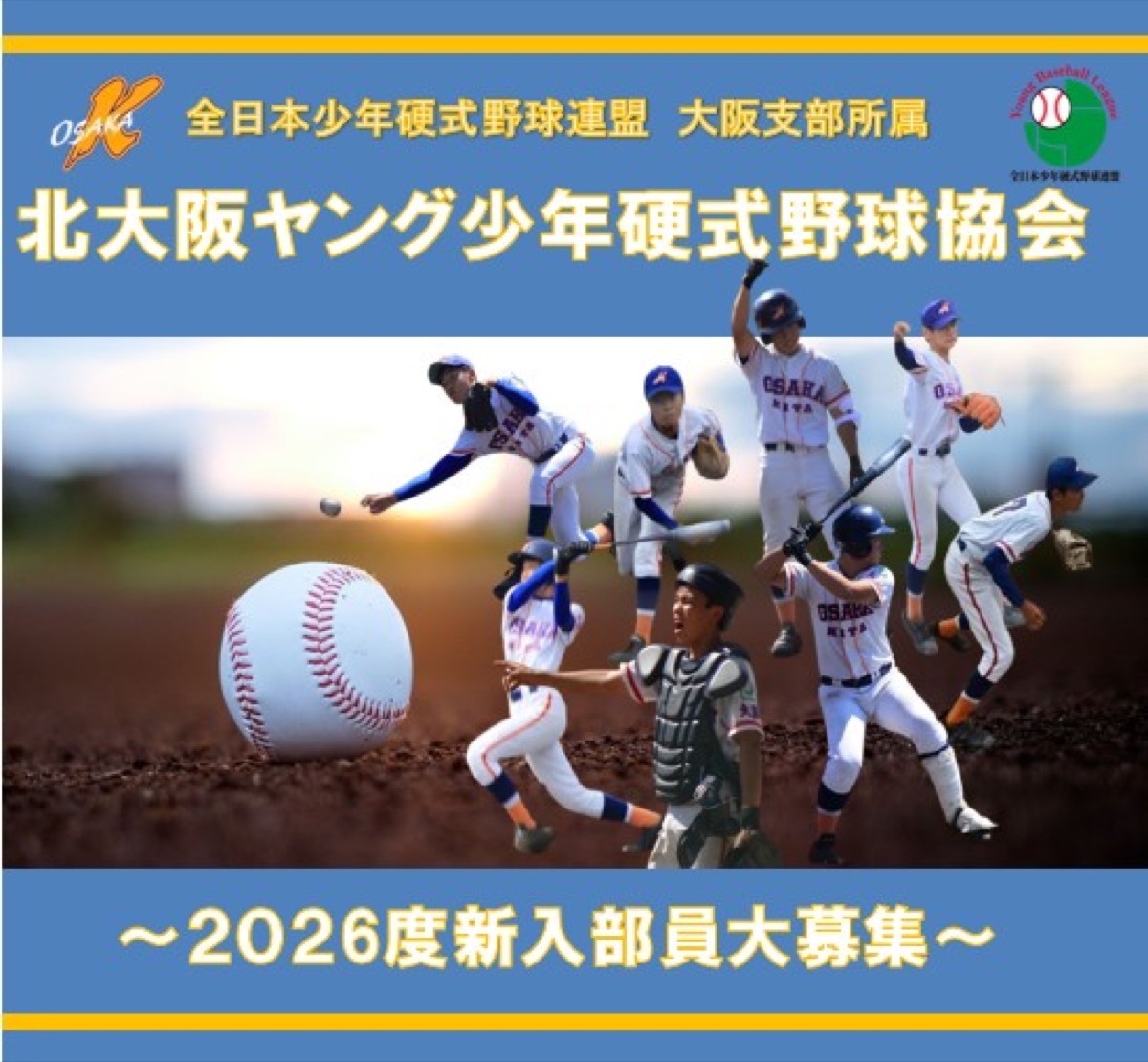 北大阪ヤング少年硬式野球協会の掲載画像